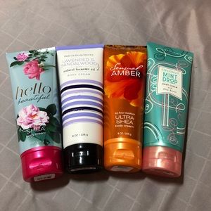 Bath and Body works lotions
